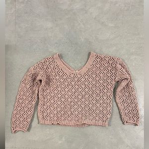 Nicole Miller Crochet Sweater - M